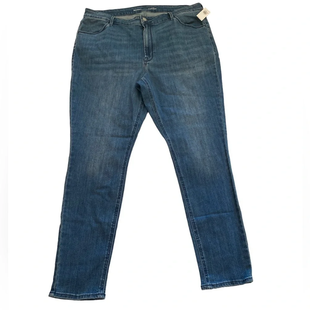 Old Navy Medium Rinse Super Skinny Blue Jean Size 18